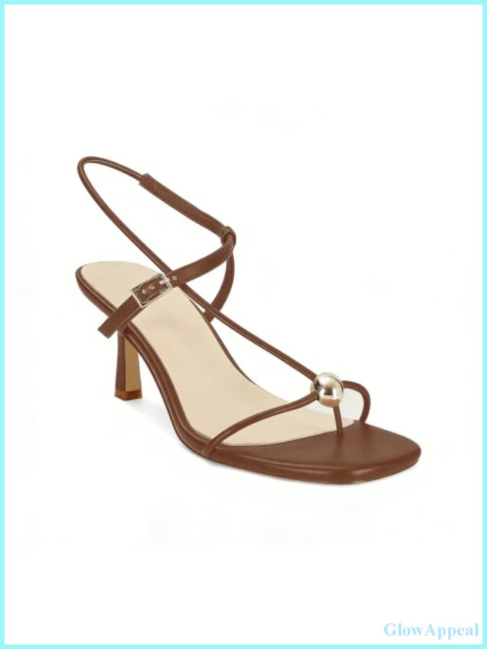 Strappy Kitten Heel Sandals Square Open Toe Thong Flip Flop Summer Dressy Beach